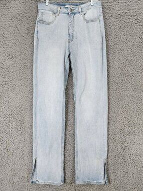Dogma Jeans Womens 9 Tall Blue Stretch Denim Straight Leg *Read*